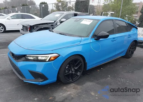 2022 Honda Civic Sport из США, поврежденный, VIN 19XFL2H8XNE012162